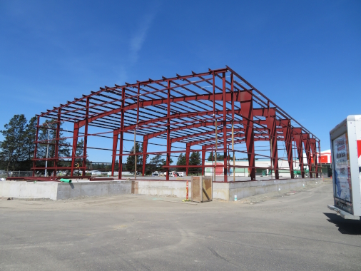 Nucor Warehouse under construction, Chehalis, Washington