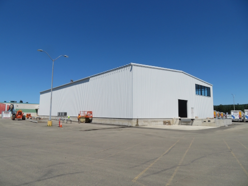 Chehalis 15,000 sqft Warehouse elevated above flood plane with loading dock high floor